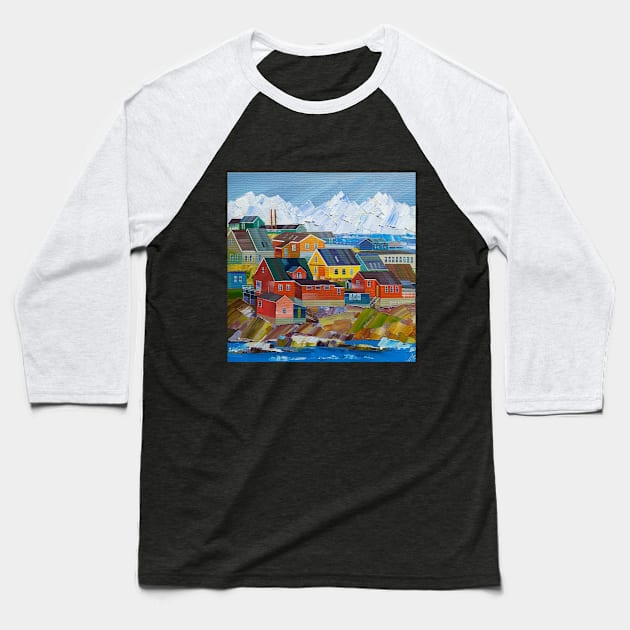 greenland Baseball T-Shirt by DmitryArtS